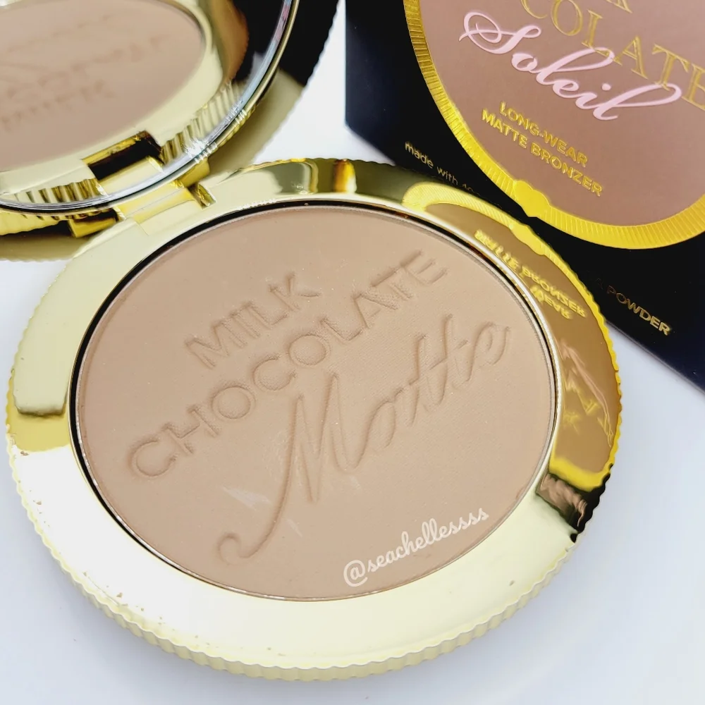 Too Faced Milk Chocolate Bronzer Brand New in Box (NWT) Authentic Light Medium